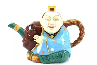 Minton Archive Collection CHINAMAN TEAPOT Limited Edition England 1997 Vintage • $245.85