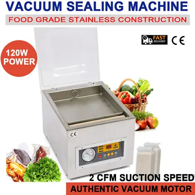 $309.05 • Buy Digital Vacuum Packing Sealing Machine Sealer 120W Packaging Industrial Chamber