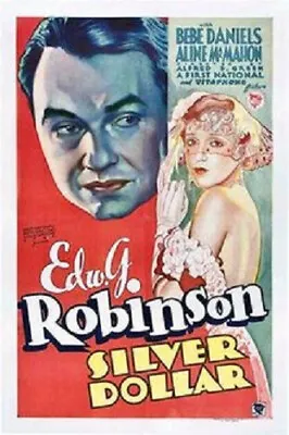 Silver Dollar DVD - Edward G. Robinson Dir Green Pre-Code Biographical Film 1932 • £3.25