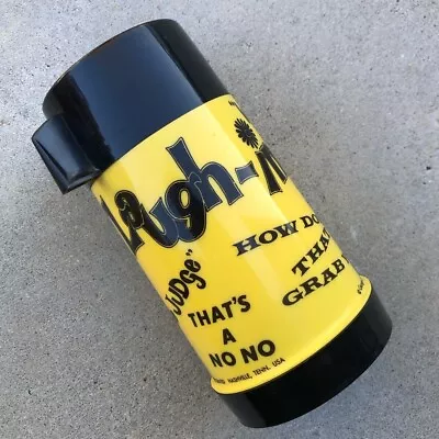 Vtg 1968 Laugh-In “Sock It To Me!” Burbank CA Yellow Aladdin Quotes Thermos • $39.95