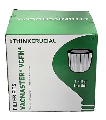 Think Crucial Wet/Dry Vac Filter Vacmaster VCFH REPLACEMENT 1 FILTER NO LID • $16.95