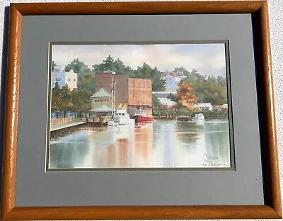 MARY ELLEN GOLDEN Wilmington NC Hand Signed In Pencil Lithograph - 21.5 X 17.5  • $119