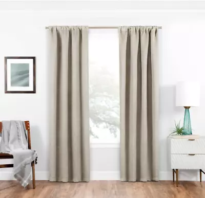 2-Panels ECLIPSE Room Darkening Curtains For Bedroom - Isanti 37  X 63  • $25