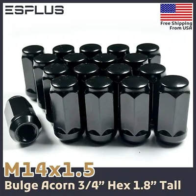 24Pc Black M14x1.5 1.8  Lug Nut Fit GMC Acadia/Canyon/Savana/Sierra/Yukon 6-Lug • $25.89