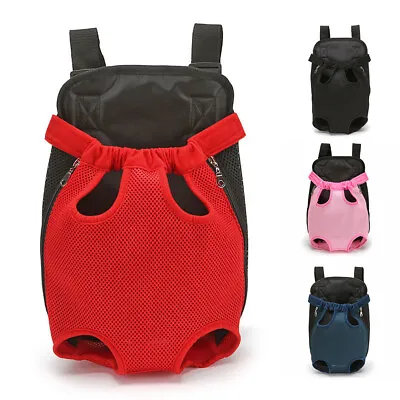 Pet Cat Dog Carrier Backpack Outdoor Bike Sport Travel Sack Breathable Mesh • $18.29