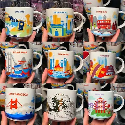 $25 • Buy STARBUCKS Mug YAH Ceramic Mug YOU ARE HERE City Mug  Coffee Mug Xmas Gift