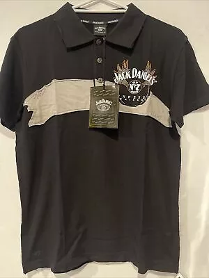 Jack Daniels Tennessee Whiskey Adult Polo Shirt Size Small - Old No 7 NWT • $31.99