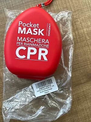 CPR Facemask First Aid Resuscitation Rescue Pocket Face Mask NEW  • £4