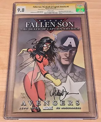 Fallen Son Death Of Captain America #2 Cgc 9.8 Ss Michael Turner Signed Variant • $200