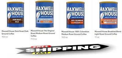 Maxwell House Ground Coffee - Colombian Breakfast Blend Dark Original Roast • $10.99