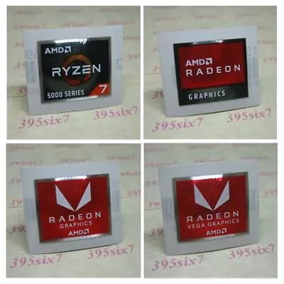 5 Pcs RYZEN 7 5000 Series Sticker + 5 Pcs AMD Radeon Graphics Sticker • $8.88