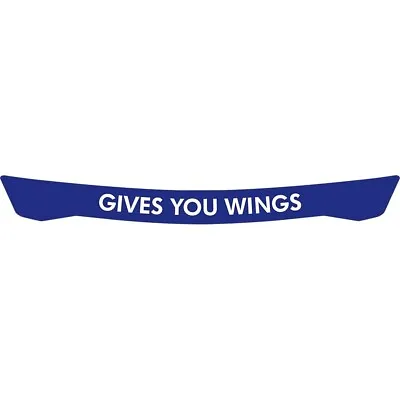 Give You Wings Visor Strip - Visor Sticker Car Helmet • £4.99