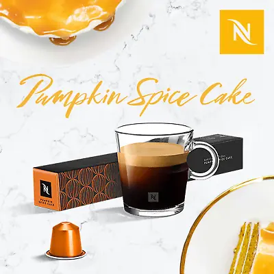 £13.99 • Buy Nespresso Original: Pumpkin Spice Cake Sleeve X 10 Capsules - Limited Edition