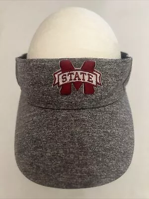 Mississippi STATE Bulldogs Visor Top Of The World TOCAPS Strap Adjustable Gray • $13.93