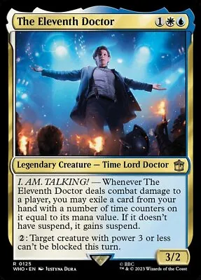 The Eleventh Doctor - Foil X1 Magic The Gathering 1x Doctor Who Mtg Card • $1.98