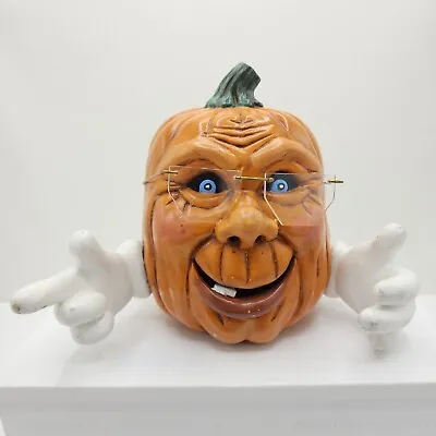 Scioto Ceramic Jack-O-Lantern Vintage Pumpkin Face Halloween Decor 6  • $39.99