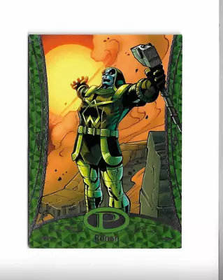 2014 Marvel Premier SILVER Base Ronan  #081/199 Card Number 60 • $9