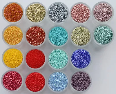  Czech Glass Seed Beads 11/0 10g. RocaillePreciosaEACH ADD. ITEM Is Free Post. • $1.80