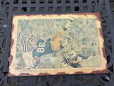 Merv Corning NFL Dallas Cowboys Vs Green Bay Packers 1967 Super Ice Bowl Art • $35