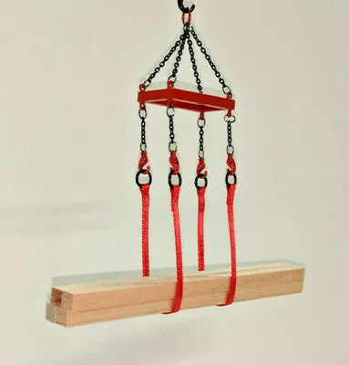 Crane Lifting Frame Set W/Straps In Authentic Mammoet Red. 1/87th. USA Made. • $26.95