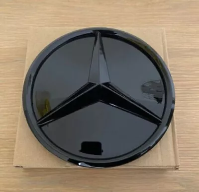 Mercedes Benz Gloss Black Grill Star Badge Logo A C Class W176 W205 AMG 43 63 45 • £49.99