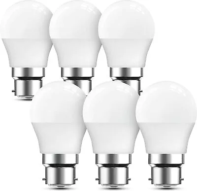 6Pack LED B22 G45 Golf Blubs Bayonet Light Bulbs Warm White 3000K Energy Saving • £8.99