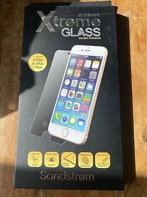 £2.99 • Buy Sandstrøm Ultimate Xtreme Glass Screen Protector Apple IPhone 6 Plus / 6+ / 7+