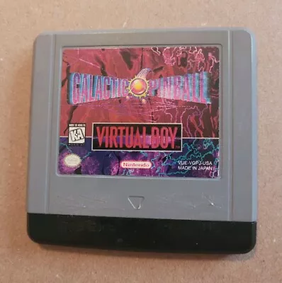 Galactic Pinball Nintendo Virtual Boy  Tested Authentic Fast Shipping! • $24.99