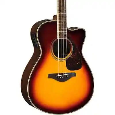 Yamaha FSX830C Concert Acoustic/Electric Brown Sunburst Guitar Local Pick Up • $298