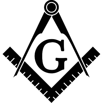 Freemason Logo Vinyl Sticker Decal Symbol Templar Masonic - Choose Size & Color • $2.51