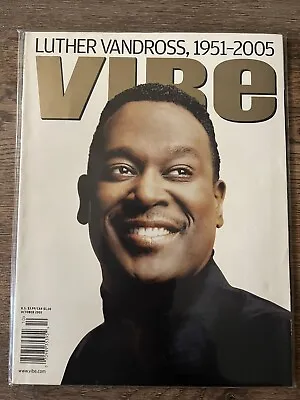 VIBE Magazine - Remembering Luther Vandross - Collectors Edition - October 2005 • $15.99