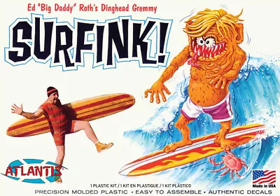 Atlantis 1306 Ed Big Daddy Roth Surfink Model Kit • $21.99