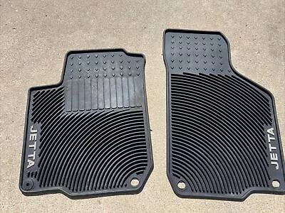 VW Jetta Front Rubber Floor Mats OEM Unknown Year M5 • $39.99