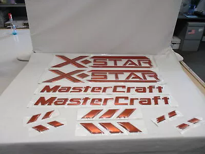 Mastercraft 2013 X Star Decal Kit Chromax Orange 7501593 Marine Boat • $549.95