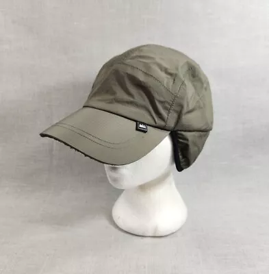 Rei Elements E1 Nylon Insulated Foul Weather Hat Cap Mens Size L/XL Army Green • $17.09