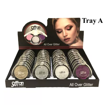 £2.29 • Buy Saffron Eye Shadow, Body Glitter Compact With Applicator