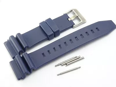CITIZEN Men's Blue Rubber Divers Watch Wristwatch Strap 24mm • £4.99