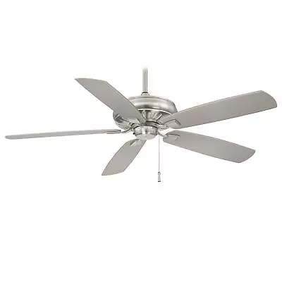 Minka-Aire F532-BNW Protruding Mount 5 Silver Blades Ceiling Fan Brushed • $314.95