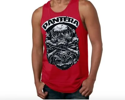 Pantera Cowboys Rock Band Black Tank Top (Various Colors) • $12.99