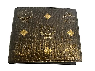 MCM Men's Cognac Leather Bifold Wallet • $159