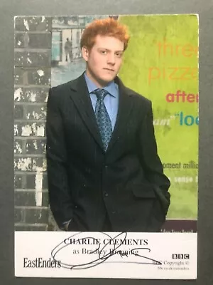 Charlie Clements Autograph Signed Photograph Bradley Branning EastEnders TV Star • £5