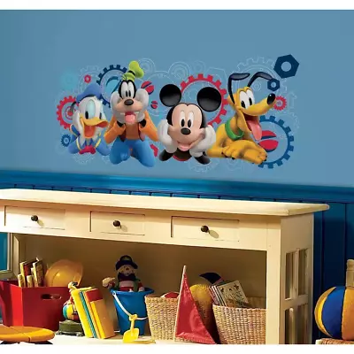 5 In. X 19 In. Mickey Mouse Clubhouse Capers Peel And Stick Giant Wall DecalNew • $24.05