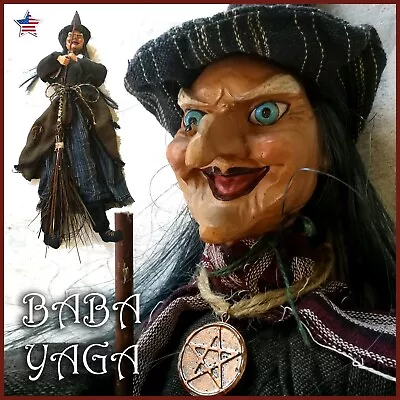 Antique Doll Rare Ooak Salem Witch Gothic Old Puppet Art Artist Original Signed • $2084.30