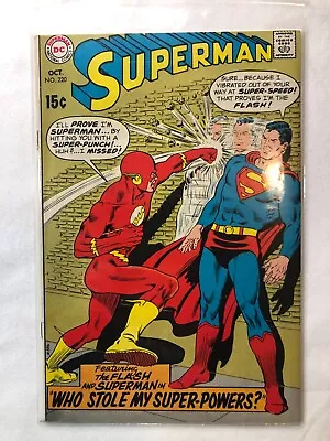 Superman #220 Oct 1969 Vintage Silver Age DC Comics Very Nice Condition! • $39.90