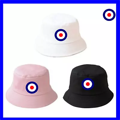 £13.99 • Buy MOD Target The Jam, Who, OCS, Stone Roses Adored Bucket Hat Summer Festivals