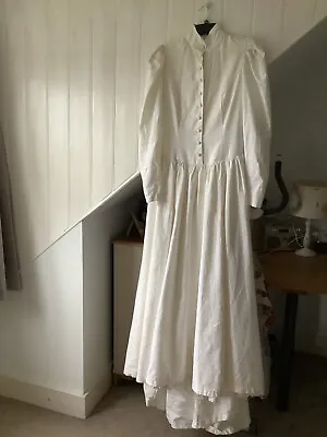 Laura Ashley Vintage Edwardian Style Wedding Dress Size 12 • £150