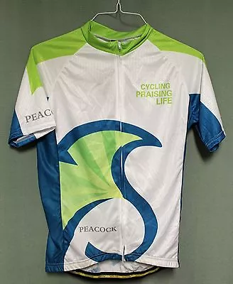 Monton Cycling Shirt Mens Peacock 2XL XXL Bicycle Top NEW NWT • $29.99