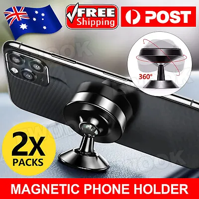 2x Universal Magnetic Magnet Dashboard Mobile Phone Holder Dash Car Mount Stand • $10.45