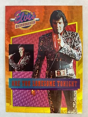 ELVIS PRESLEY River Group 1992 DUFEX Chase Card (Blank Back) ARE YOU LONESOME • $6.50