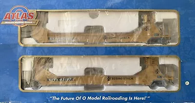 Atlas O 2-rail Santa Fe Gunderson Stack 2 Car! O Scale Double Husky Intermodal • $249.99